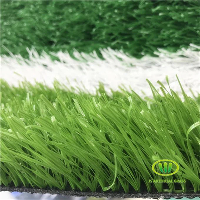 Eco-friendly 50mm Stem Shape Artificial Grass For Football Field