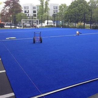 Blue Artificial Grass For Paddle Tennis Court